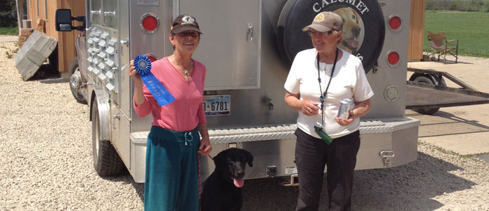  smiles for Marty QAA, Team Calumet at work!