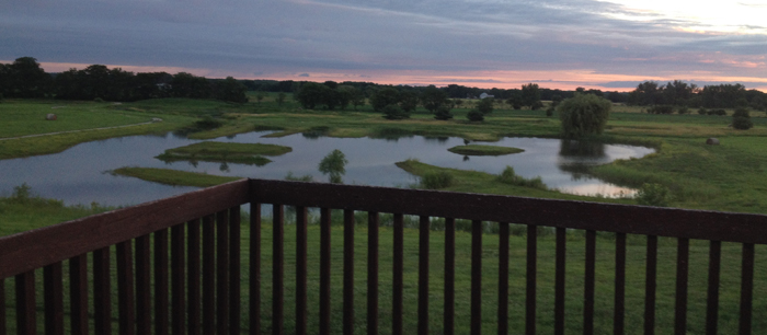 view from the house